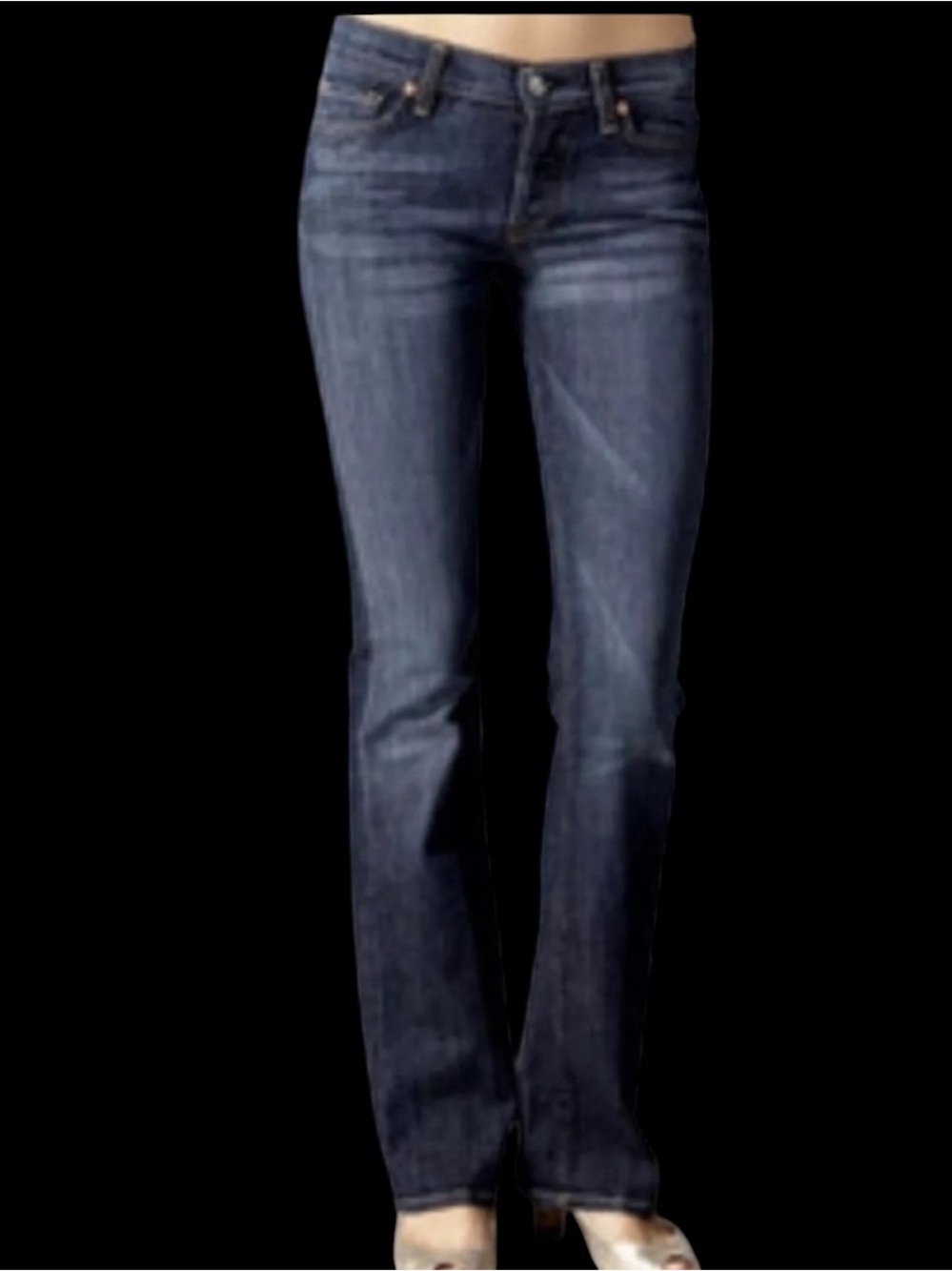 7 For All Mankind Dark Blue Bootcut Jeans size 8